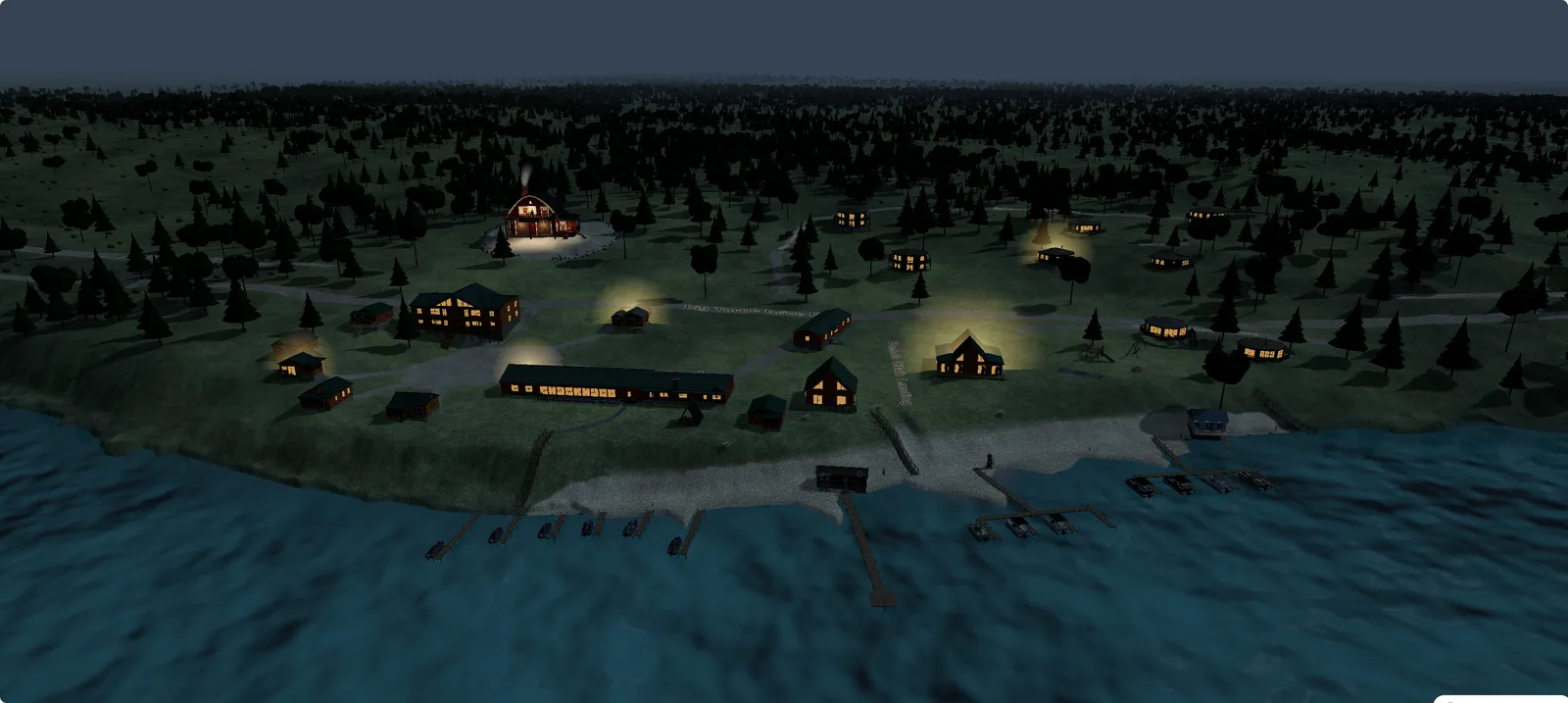The Lookout at Kohl’s Resort, night